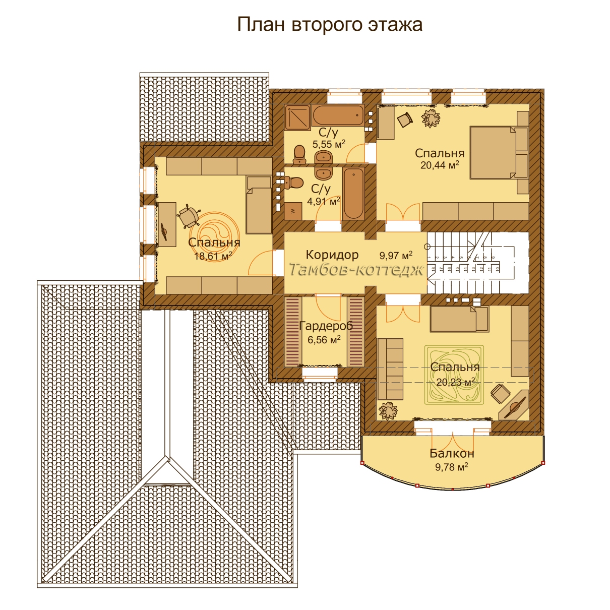 Проект дома площадью 209 м2, фото, описание - заказать в Тамбове